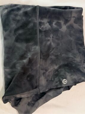 lululemon athletica Black Leggings with Subtle Pattern